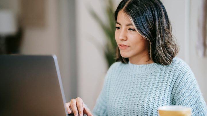 Student confidently choosing the right career path.